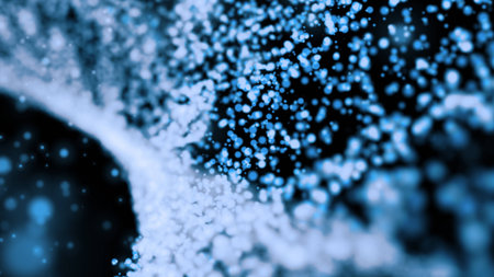 beutiful bokeh abstract background,blue color
