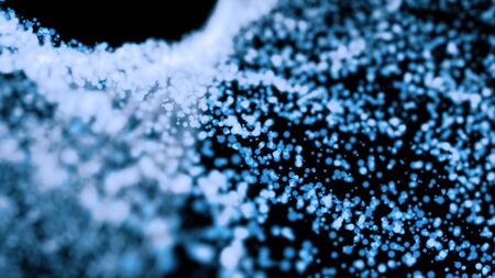 beutiful bokeh abstract background,blue colorの写真素材