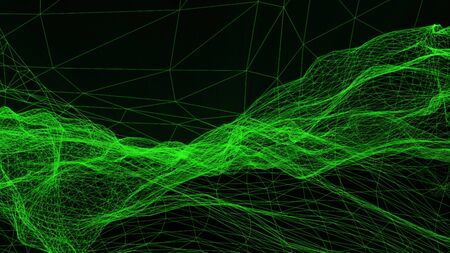 abstract net wave for backgroundの写真素材