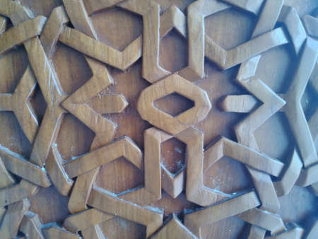 wood attached to the wall of the houseの写真素材