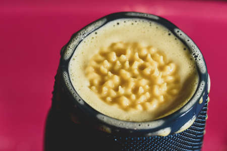 Liquid splash on a waterproof speakerの写真素材