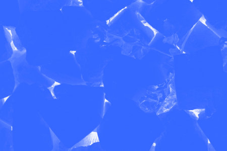 Abstract deep blue neon cool background with white spots
