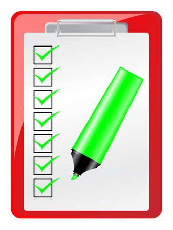 green highlighter on paperのイラスト素材