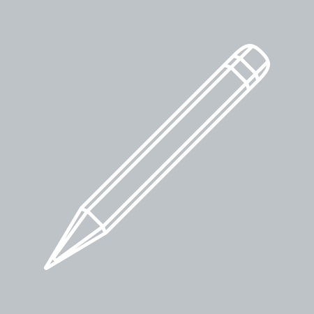 Pencil flat icon for background, promotion, sale, template, banner, flayer, poster and otherのイラスト素材