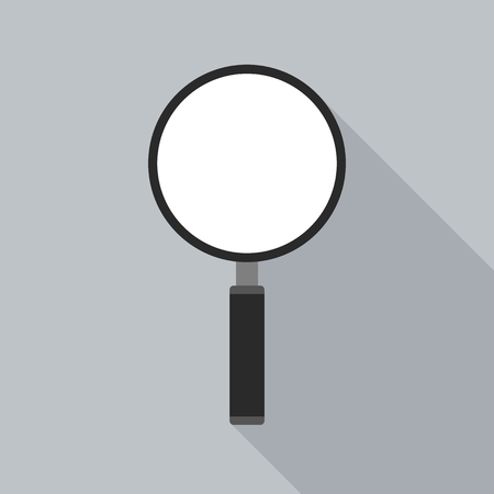 Magnifying glass iconのイラスト素材