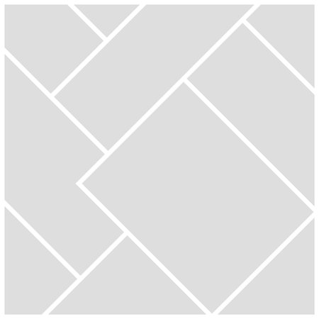 Gray mood board template on white background