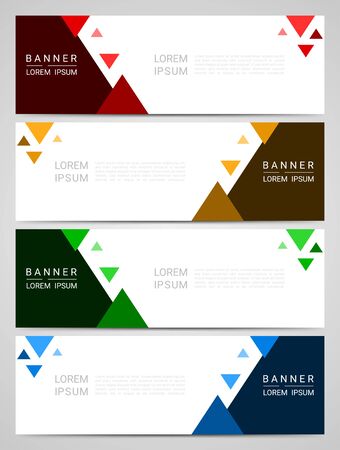 Abstract corporate business banner web template, vector illustrationのイラスト素材