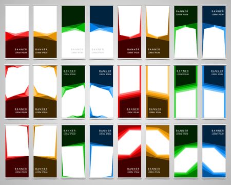 Abstract corporate business roll up template, vector illustrationのイラスト素材