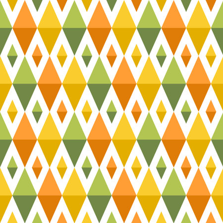 Seamless pattern with triangle, vector illustration