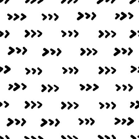 Seamless pattern with arrow shapes, vector illustrationのイラスト素材