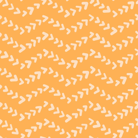 Seamless pattern with arrow shapes, vector illustration