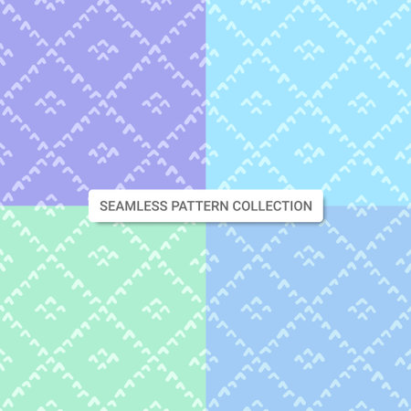 Seamless pattern with arrow shapes, vector illustrationのイラスト素材