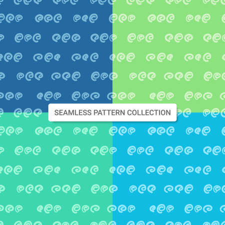 Seamless pattern with spiral shapes, vector illustrationのイラスト素材