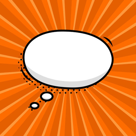 Hand drawn speech bubbles isolated