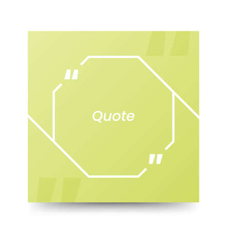 Quote frames blank templates on white backgroundのイラスト素材