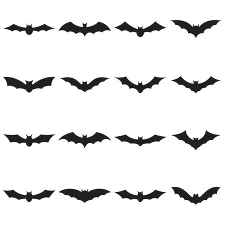 Bat isolated on white backgroundのイラスト素材