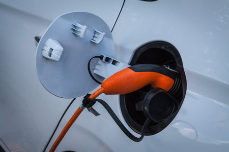 Electric car plug in