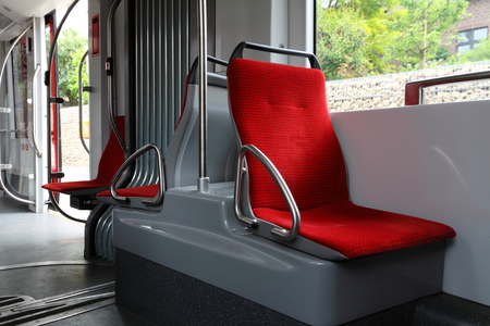 Tram cabine insideの写真素材
