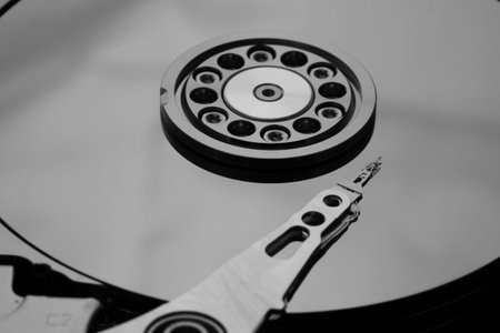 Inside HDDの写真素材