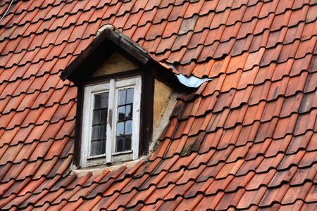 Old roofの写真素材