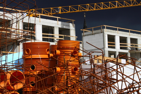 Construction siteの写真素材