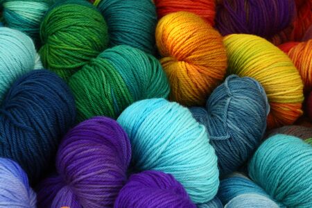 Wool ballsの写真素材