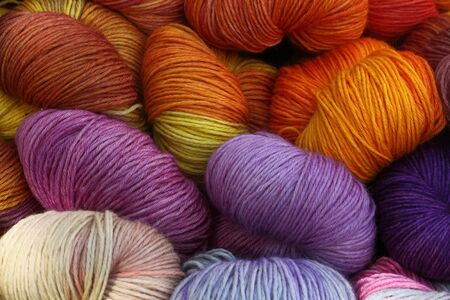 Wool ballsの写真素材