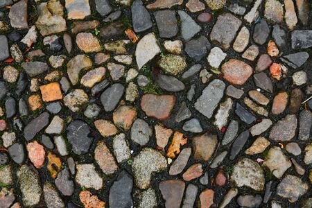 Old cobblestonesの写真素材