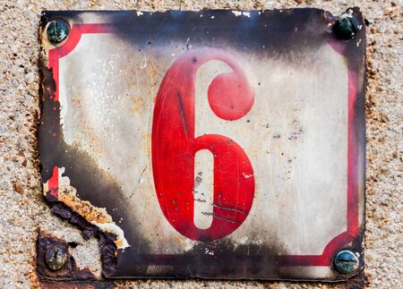 House number 6の写真素材
