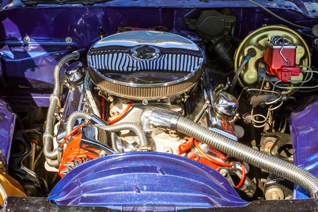 Ford mustang engineのeditorial素材