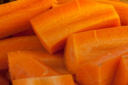 Fresh orange carrots from the gardenの写真素材