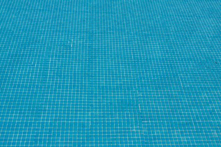 Lake through the water of the swimming poolの写真素材