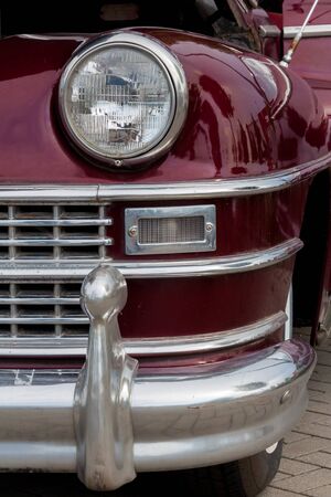 An old vintage US car in good conditionの写真素材
