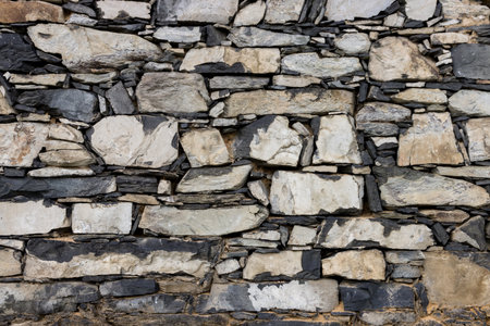Stone wall texture. Stone wall background.の写真素材