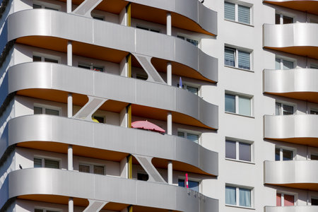Modern residential buildingの写真素材