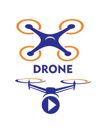 Drone Logoのイラスト素材