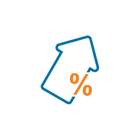 finance tag logo , financial logoのイラスト素材