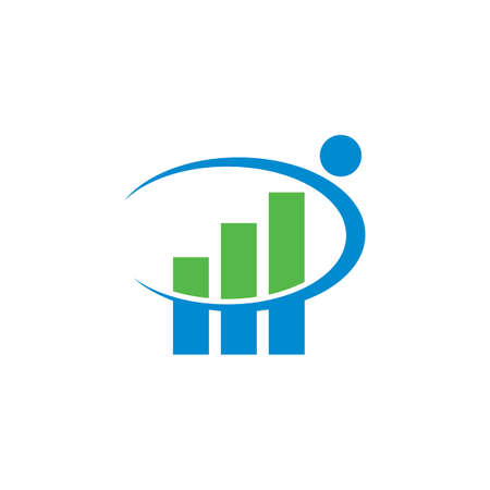 financial logo , creative finance logoのイラスト素材