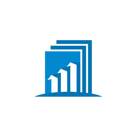 Abstract Diagram Vector , Finance Logoのイラスト素材
