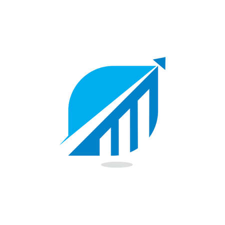 Abstract Up Graph Vector , Finance Logoのイラスト素材