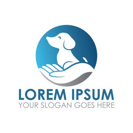 pet care vector , veterinary logoのイラスト素材