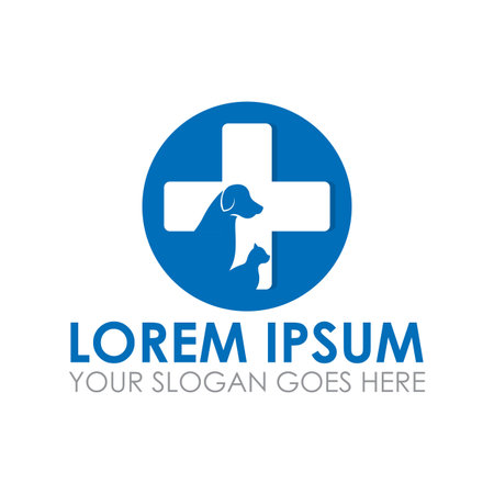 pet care vector , veterinary logoのイラスト素材