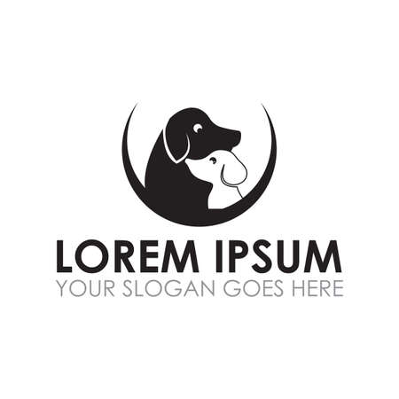 pet care vector , veterinary logoのイラスト素材
