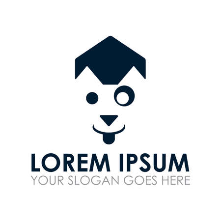 pet home vector , veterinary logoのイラスト素材
