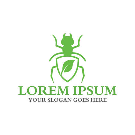 pest control logo , insecticide logoのイラスト素材