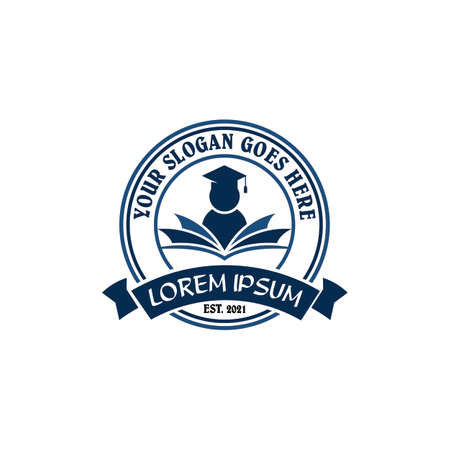 education logo , university logo vectorのイラスト素材