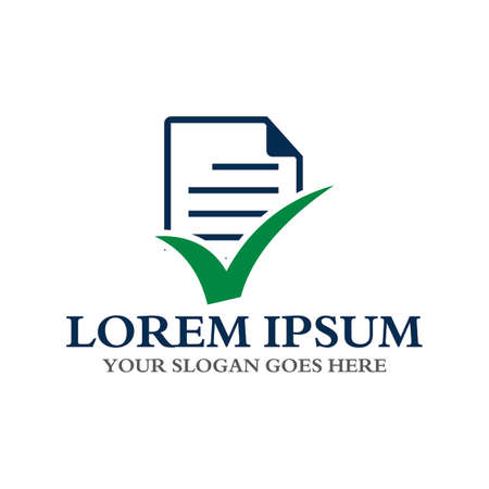 education check logo , university logo vectorのイラスト素材