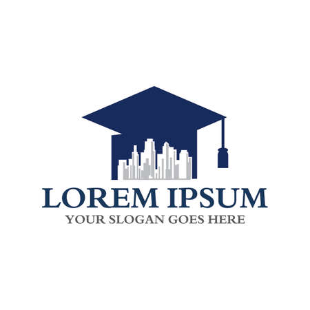 book store logo , education logoのイラスト素材