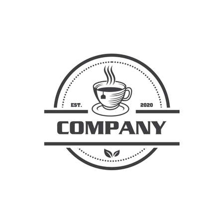 TEA LOGO , NATURE LOGO VECTORのイラスト素材