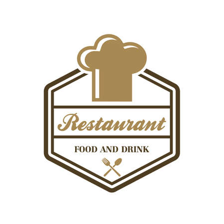 Chef Vector , Restaurant Logo Vectorのイラスト素材